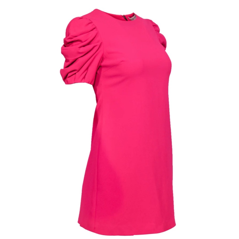 Hanita Short Puff-Sleeve Sheath Dress